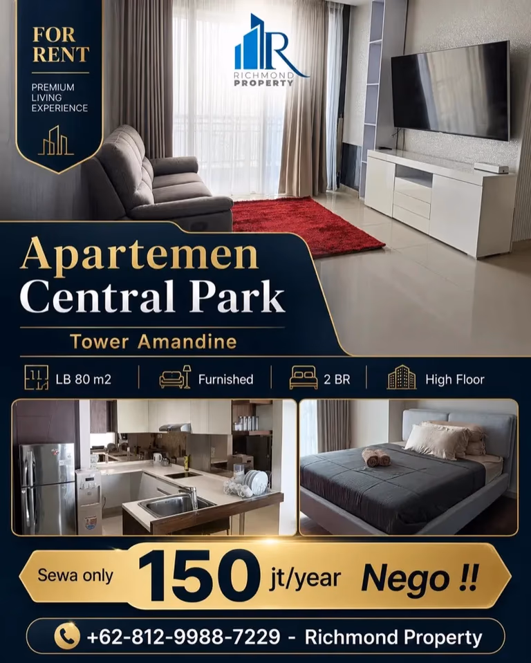 Sewa Apartemen Royal Mediterania Garden Jakarta Barat 2026