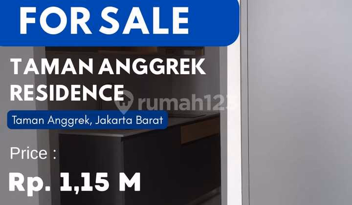 Apartemen Taman Anggrek Jual 1BR 38m² - Dijual Cepat 1BR Pool view TUR #368091