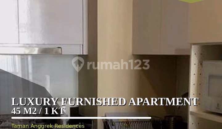 Apartemen Taman Anggrek Jual 1BR 45m² Lt.38 - Apartemen Taman Anggrek Reside #642728