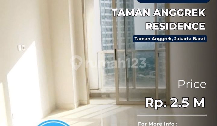 Apartemen Taman Anggrek Jual Studio - Taman Anggrek, Jakarta Barat - #596403