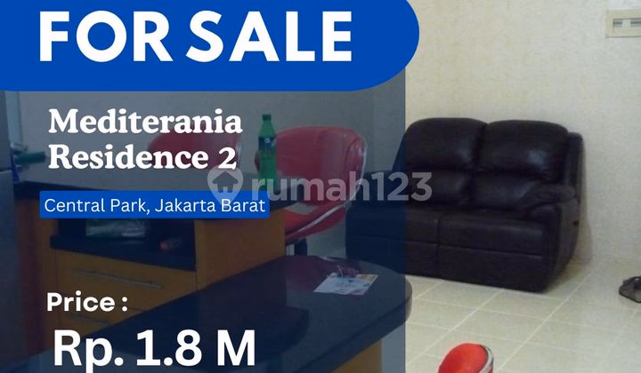 Apartemen Central Park Jual Studio Central Park - Apartemen 1 lantai di kawasan #701945