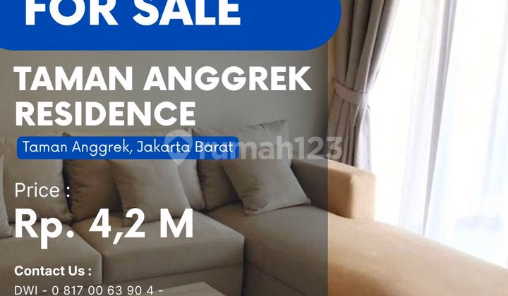 Apartemen Taman Anggrek Jual Studio - Taman Anggrek, Jakarta Barat - #272605