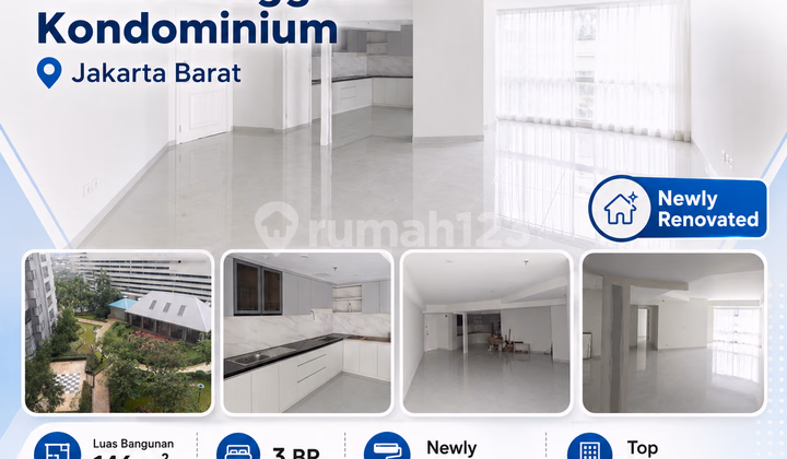 Apartemen Taman Anggrek Jual 4BR 146m² Lt.146 - Ada listing yang dijual karena #697445