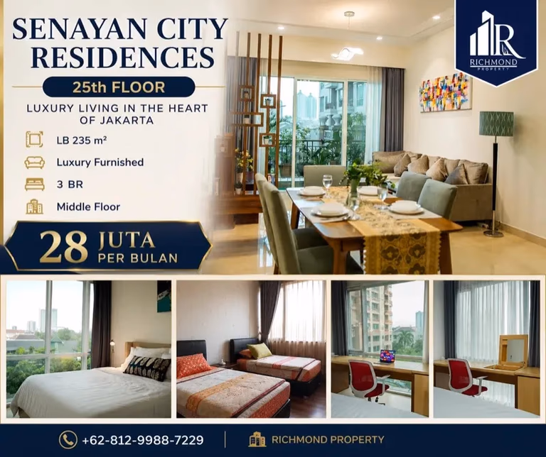 Yield Sewa Apartemen Senayan City 2026: Hitung Potensi Cuan Sebelum Beli