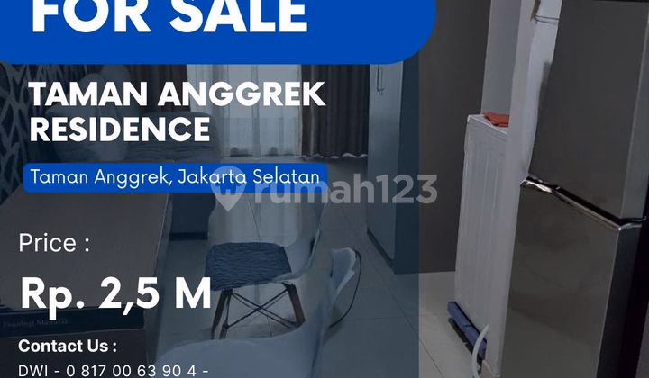 Apartemen Taman Anggrek Jual 3BR 65m² - Dijual Cepat 3BR City View di #356922
