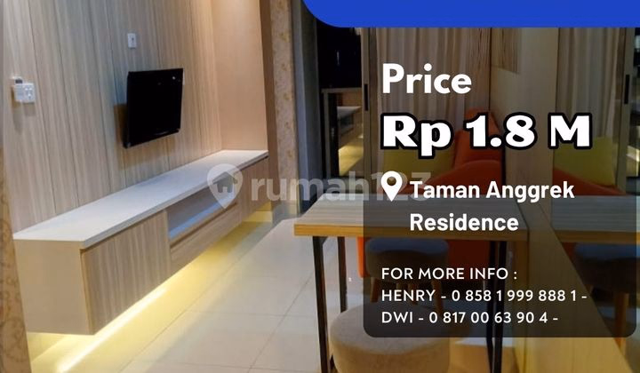 Apartemen Taman Anggrek Jual Studio - Condominium 3 lantai di kawasa #329098