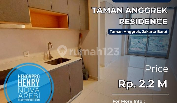 Apartemen Taman Anggrek Jual Studio - Unit apartemen 3 lantai di kaw #591019