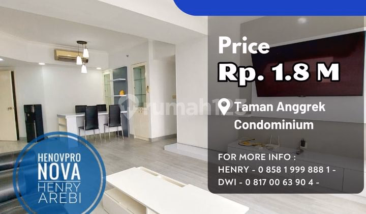 Apartemen Taman Anggrek Jual 1BR 88m² - TURUN HARGA Taman Anggrek Cond #352200