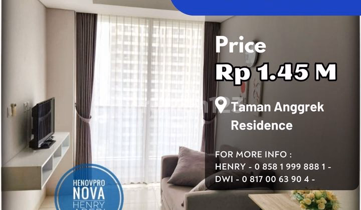 Apartemen Taman Anggrek Jual Studio - Taman Anggrek, Jakarta Barat - #332190